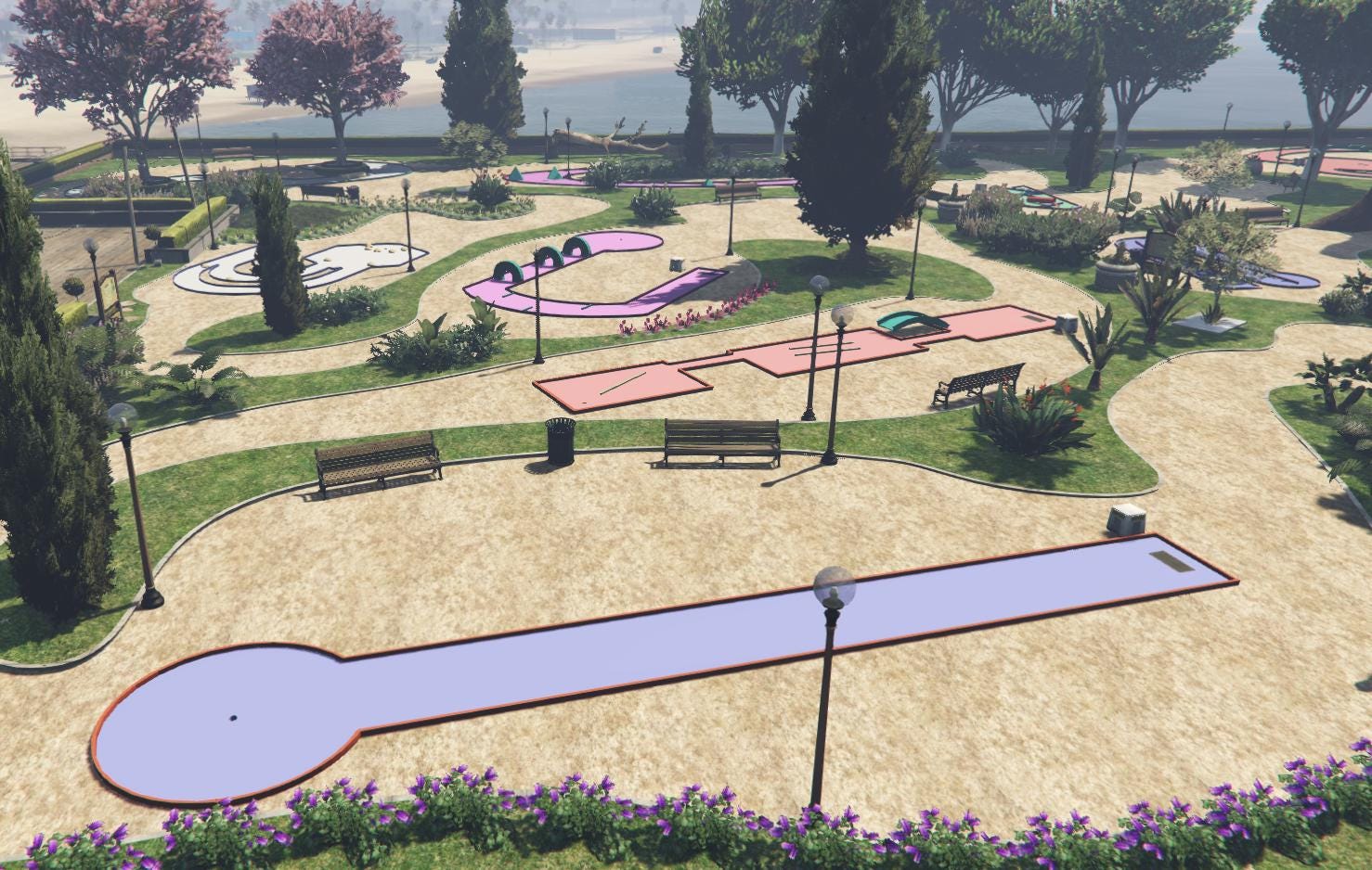 Pier Mini Golf | MLO + SCRIPT | Fivem GTAV | Optimized | Drag and Drop Files | Best Quality |