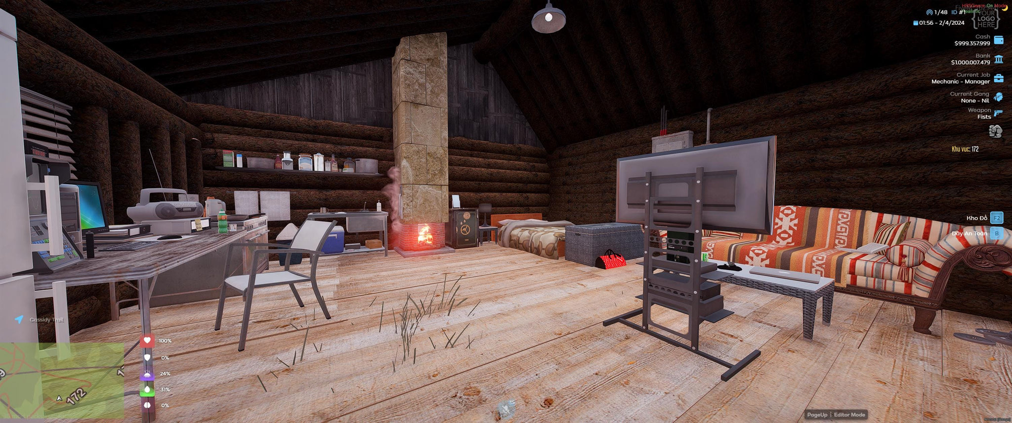 Forest Cabin | MLO / MAP | Fivem GTAV | Optimized | Drag and Drop Files | Best Quality |