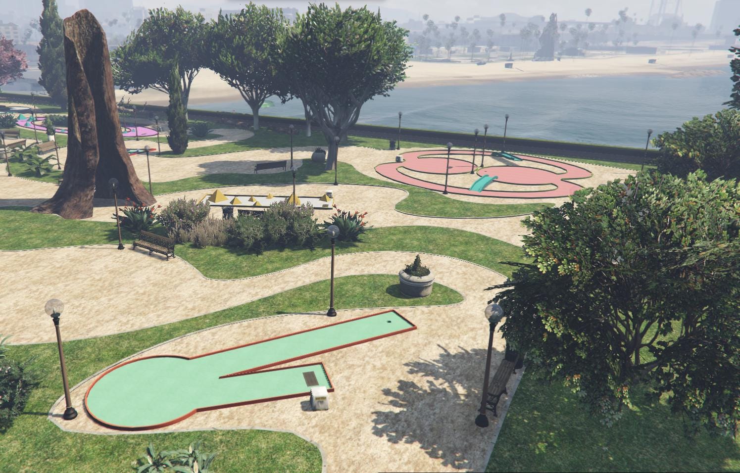 Pier Mini Golf | MLO + SCRIPT | Fivem GTAV | Optimized | Drag and Drop Files | Best Quality |