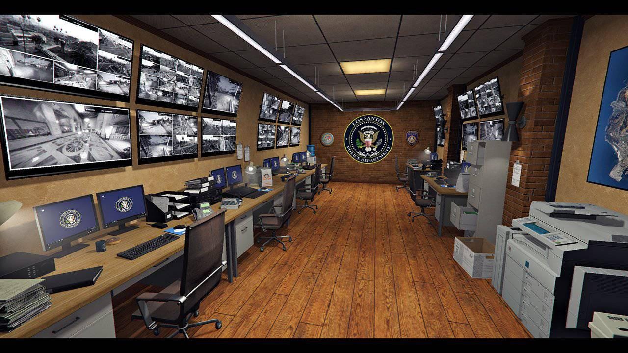 Mission Row Police Station | MLO / MAP | Fivem GTAV | Optimized | Drag and Drop Files | Best Quality |