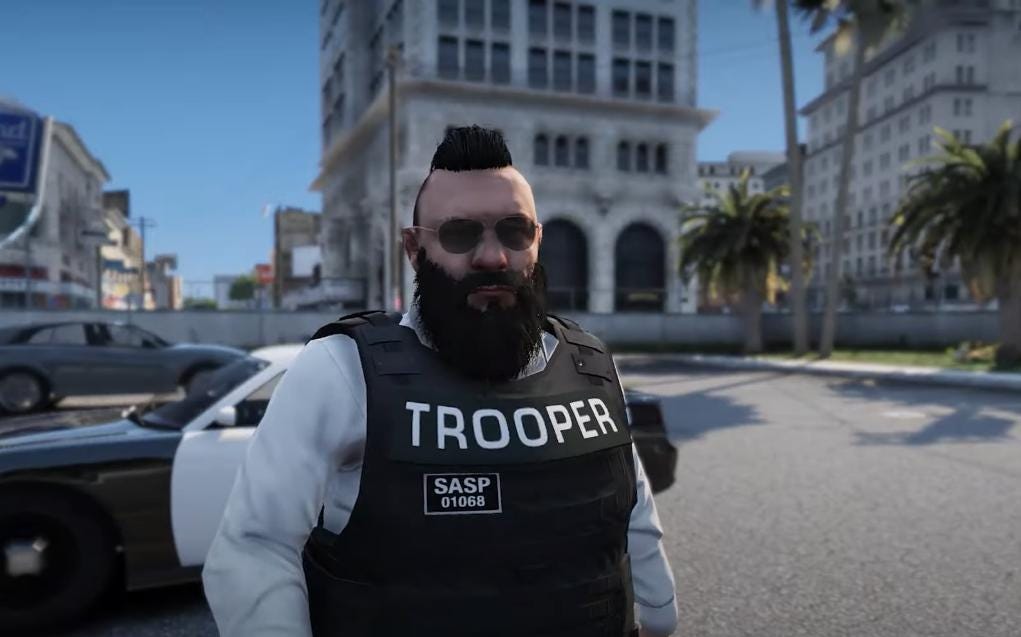Bobby Police | PED | Fivem GTAV | Optimized | Drag and Drop Files | Best Quality |
