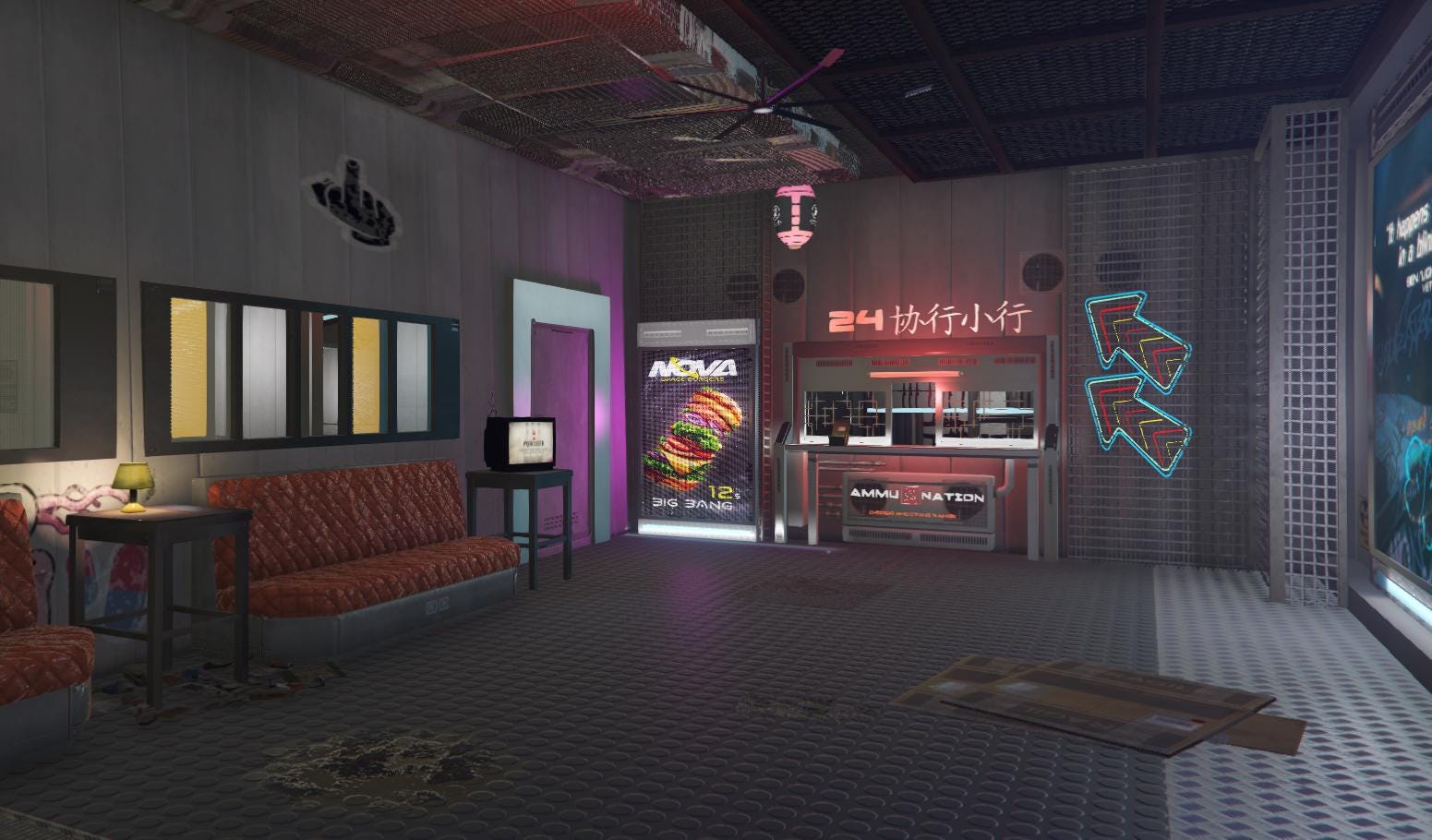 Futuristic Ammu-Nation | MLO / MAP | Fivem GTAV | Optimized | Drag and Drop Files | Best Quality |