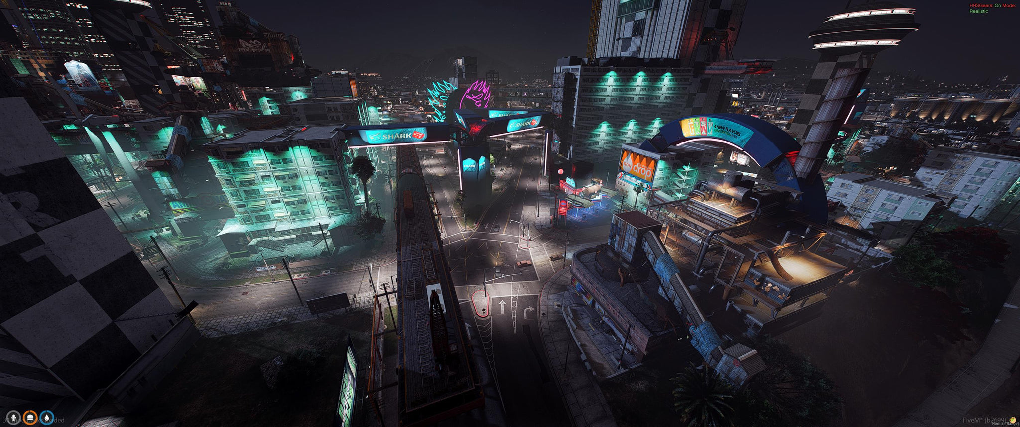 Grand Cyberpunk | MLO / MAP | Fivem GTAV | Optimized | Drag and Drop Files | Best Quality |