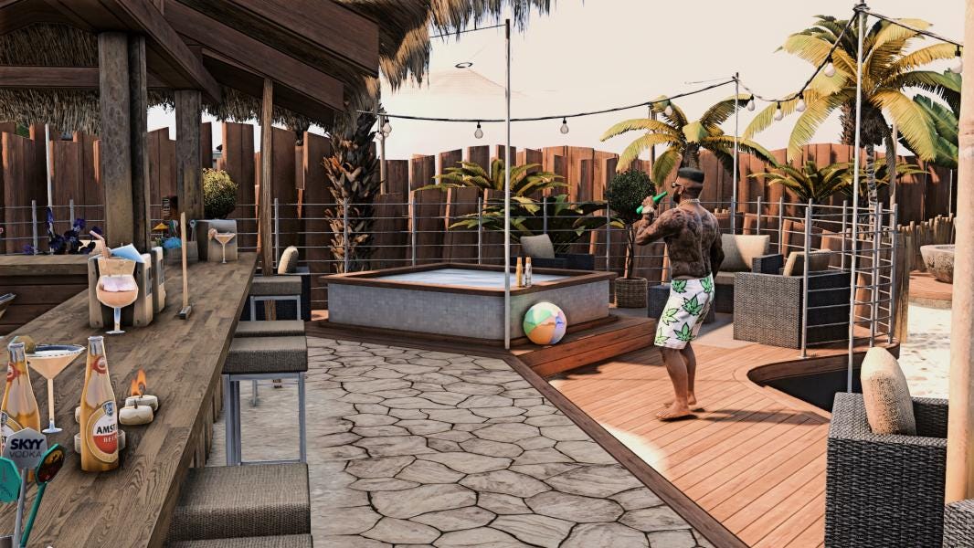 Tiki Bar Beach Club | MLO / MAP | Fivem GTAV | Optimized | Drag and Drop Files | Best Quality |