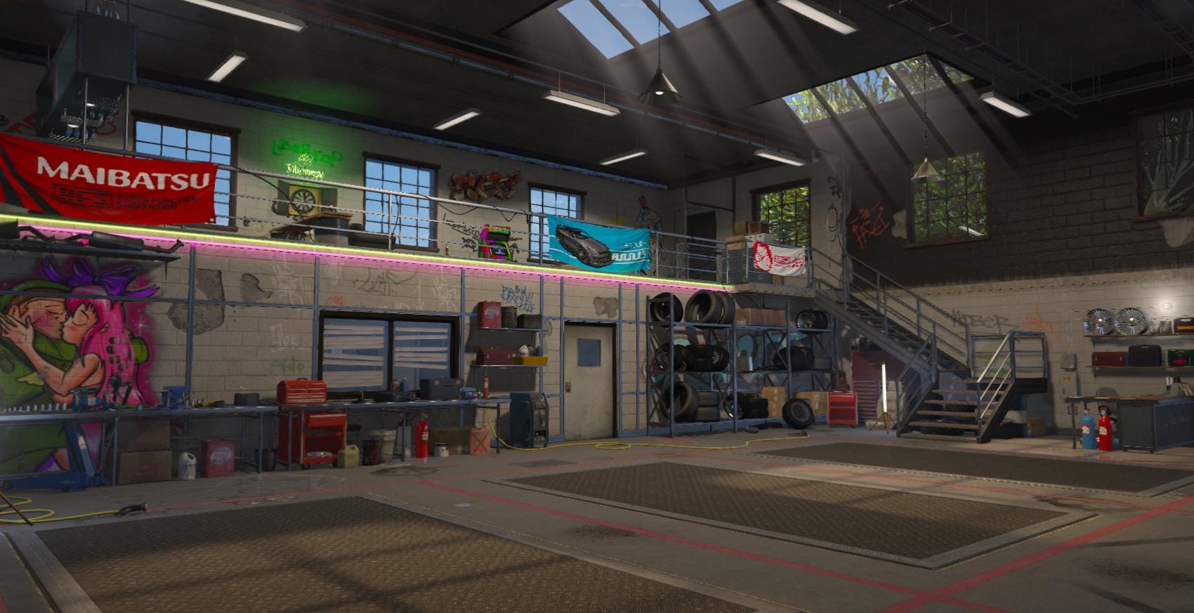 Mirror Park Autoshop | MLO / MAP | Fivem GTAV | Optimized | Drag and Drop Files | Best Quality |