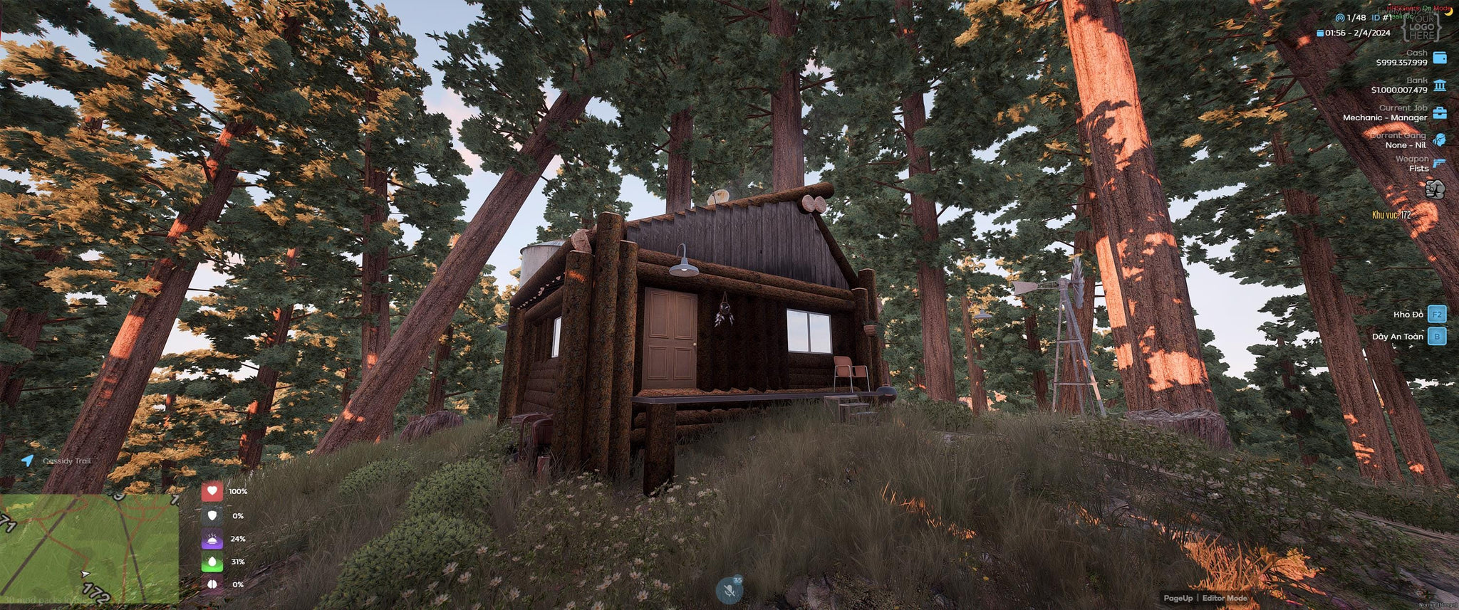 Forest Cabin | MLO / MAP | Fivem GTAV | Optimized | Drag and Drop Files | Best Quality |