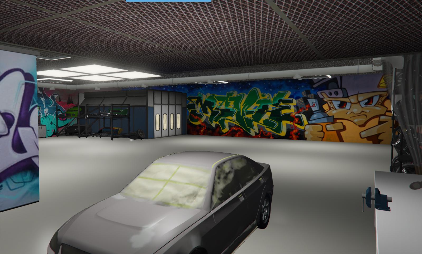 Graffiti Mechanic | MLO / MAP | Fivem GTAV | Optimized | Drag and Drop Files | Best Quality |