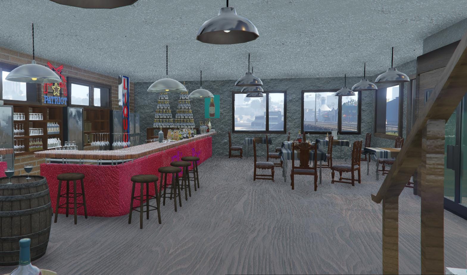Elite Pier Bar | MLO / MAP | Fivem GTAV | Optimized | Drag and Drop Files | Best Quality |