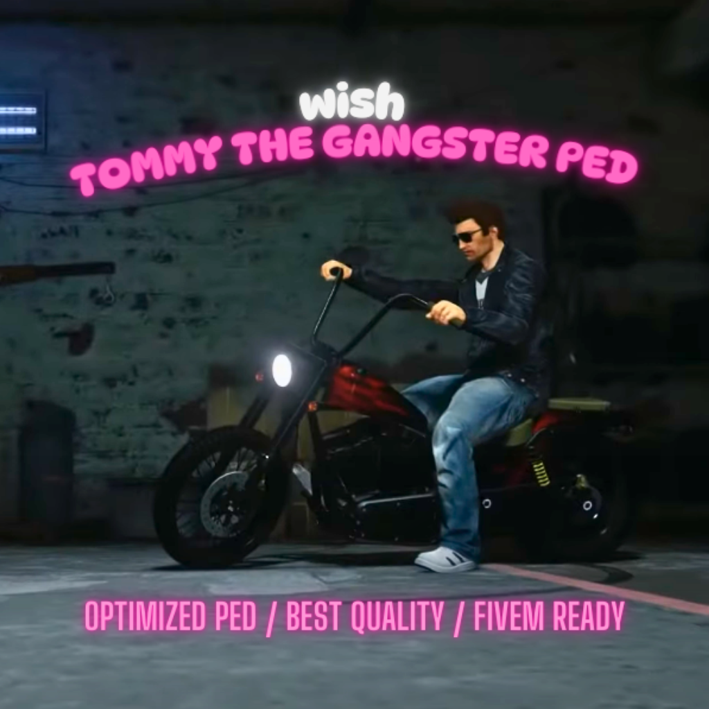 Tommy "The Gangster" | PED | Fivem GTAV | Optimized | Drag and Drop Files | Best Quality |