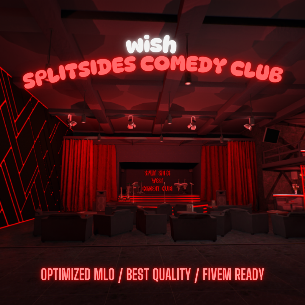 Split Sides Comedy Club | MLO / MAP | Fivem GTAV | Optimized | Drag and Drop Files | Best Quality |