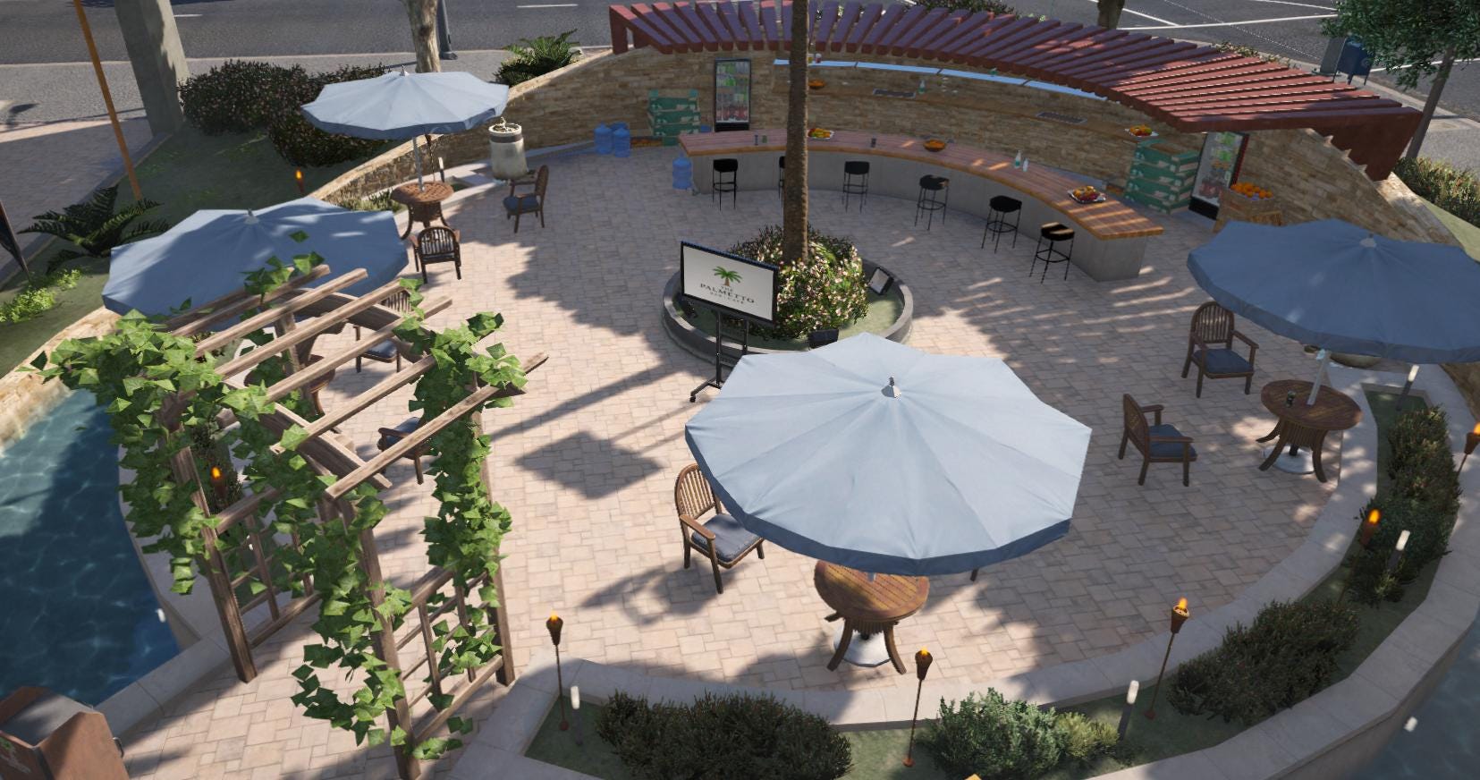 Mission Row Park | Fivem GTAV | Optimized | Drag and Drop Files | Best Quality |