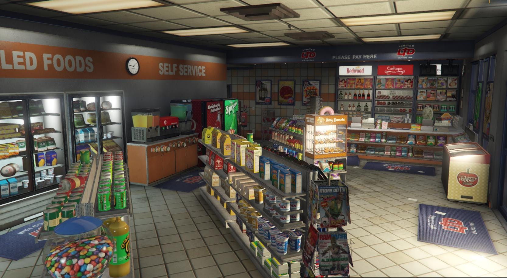 Rockford Gas Station | MLO / MAP | Fivem GTAV | Optimized | Drag and Drop Files | Best Quality |