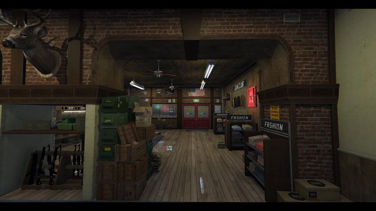 Ammu-Nation Guns | MLO / MAP | Fivem GTAV | Optimized | Drag and Drop Files | Best Quality |
