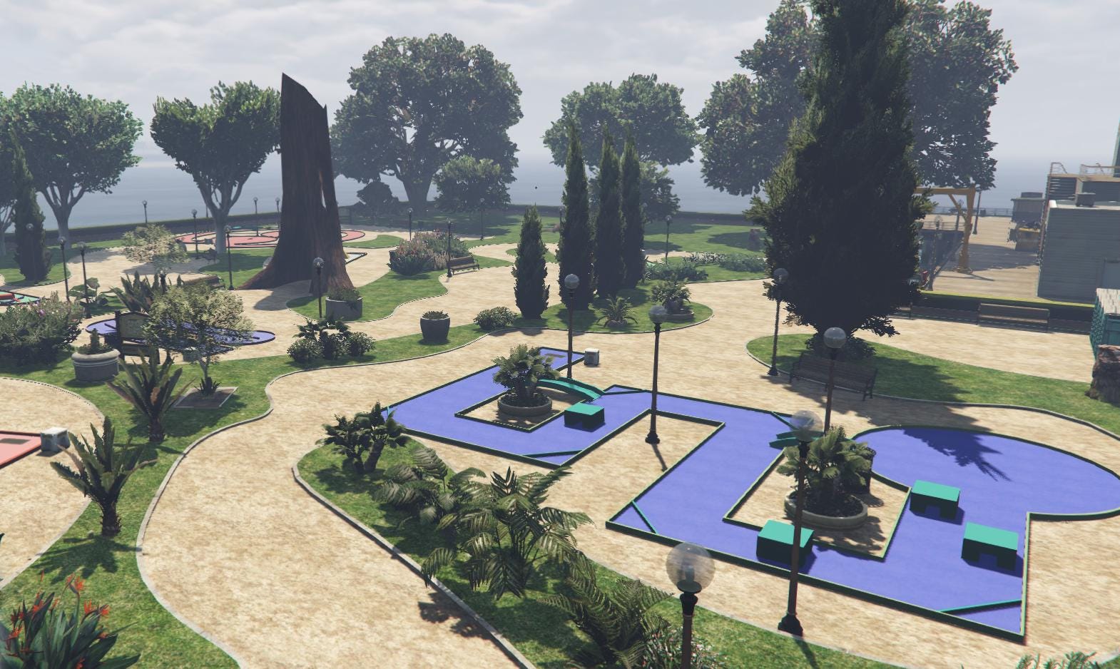 Pier Mini Golf | MLO + SCRIPT | Fivem GTAV | Optimized | Drag and Drop Files | Best Quality |