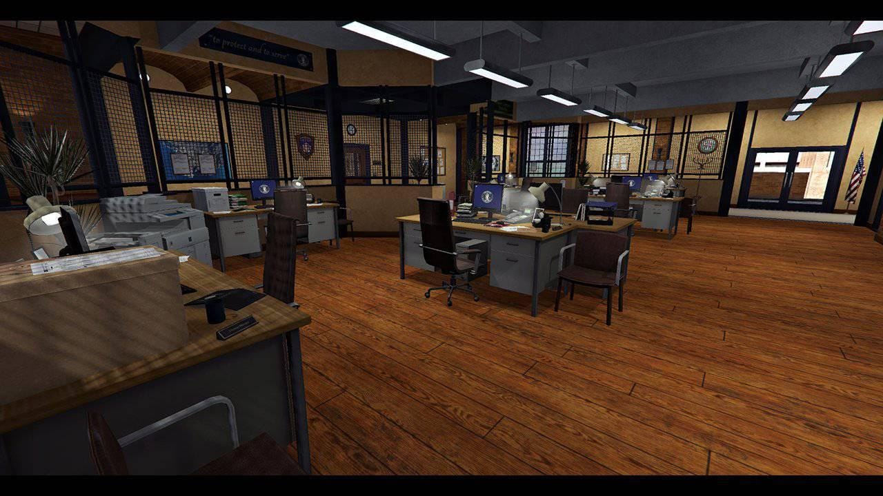 Mission Row Police Station | MLO / MAP | Fivem GTAV | Optimized | Drag and Drop Files | Best Quality |