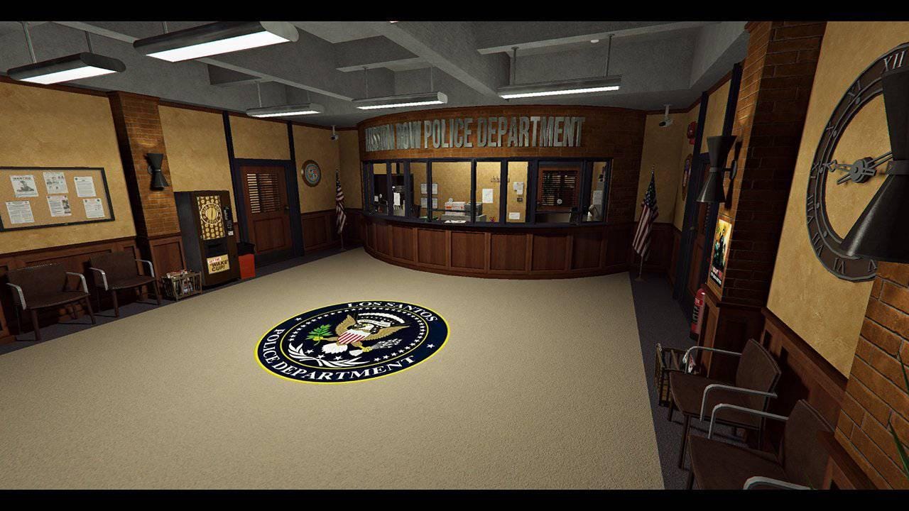 Mission Row Police Station | MLO / MAP | Fivem GTAV | Optimized | Drag and Drop Files | Best Quality |