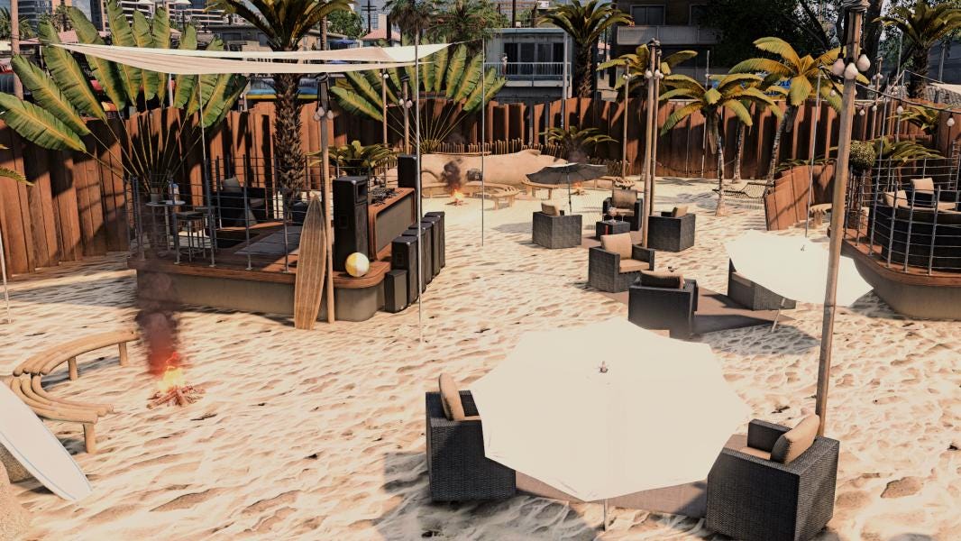 Tiki Bar Beach Club | MLO / MAP | Fivem GTAV | Optimized | Drag and Drop Files | Best Quality |