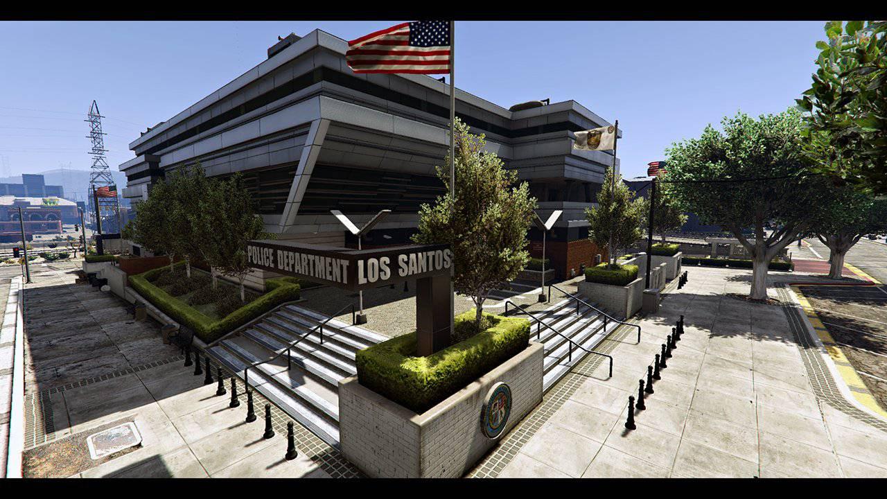 Mission Row Police Station | MLO / MAP | Fivem GTAV | Optimized | Drag and Drop Files | Best Quality |