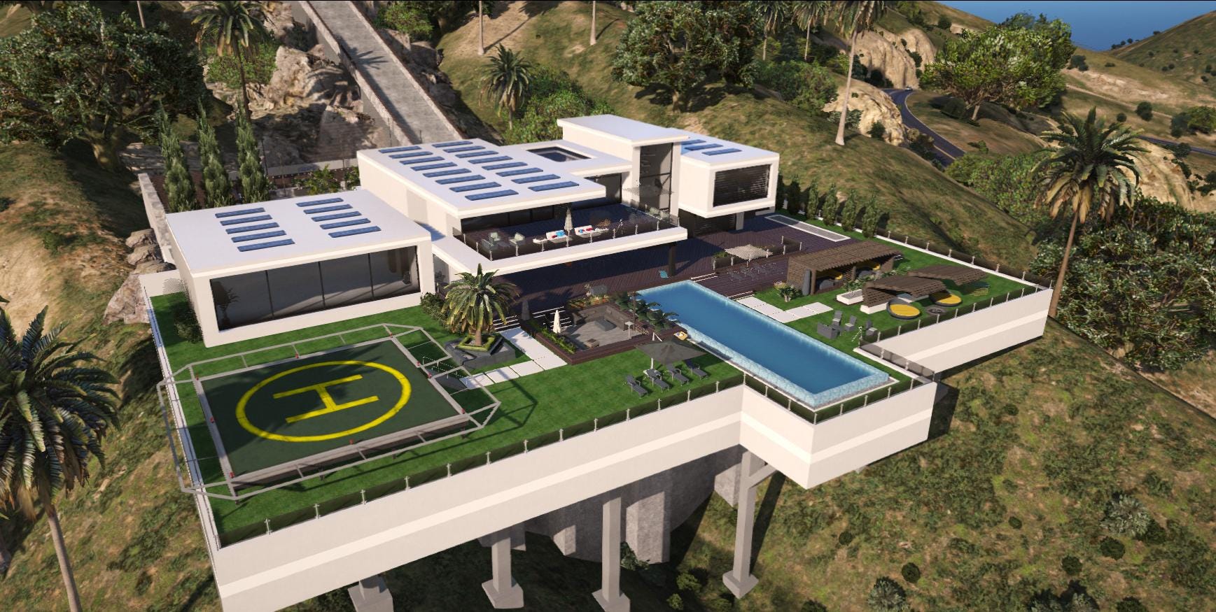 Vinewood Mansion | MLO / MAP | Fivem GTAV | Optimized | Drag and Drop Files | Best Quality |