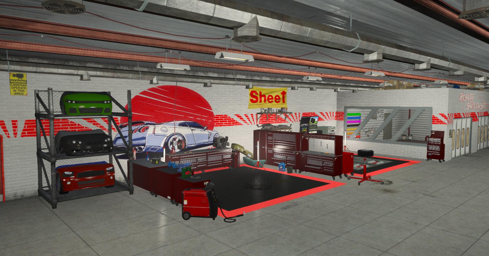 Rising Sun Mechanic | Fivem GTAV | Optimized | Drag and Drop Files | Best Quality |