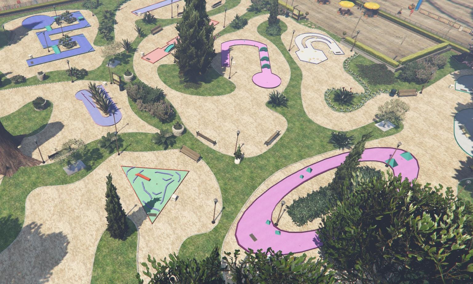 Pier Mini Golf | MLO + SCRIPT | Fivem GTAV | Optimized | Drag and Drop Files | Best Quality |