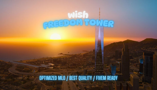 Freedom Tower | Fivem GTAV | Optimized | Drag and Drop Files | Best Quality |