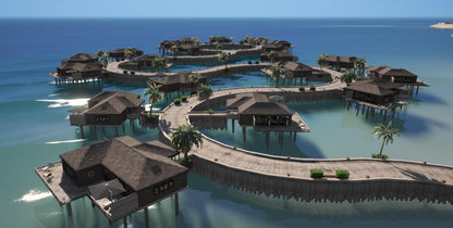 Bungalow Village | Fivem GTAV | Optimized | Drag and Drop Files | Best Quality |
