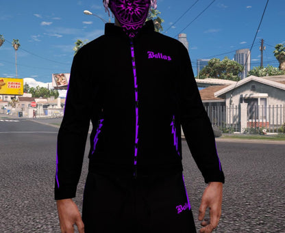 Ballas | CLOTHING PACK | FiveM GTAV | Ballas Gang Full Outfit | Optimized | Drag & Drop | Best Quality |