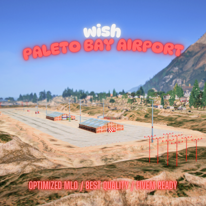Paleto Airport | MLO / MAP | Fivem GTAV | Optimized | Drag and Drop Files | Best Quality |