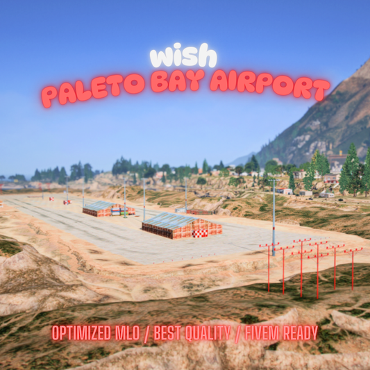 Paleto Airport | MLO / MAP | Fivem GTAV | Optimized | Drag and Drop Files | Best Quality |