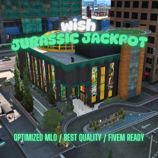 Jurassic Jackpot | MLO / MAP | Fivem GTAV | Optimized | Drag and Drop Files | Best Quality |