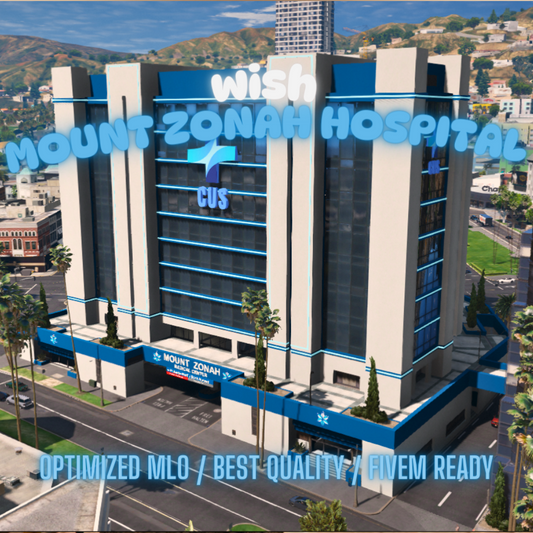 Mount Zonah Hospital | MLO / MAP | Fivem GTAV | Optimized | Drag and Drop Files | Best Quality |