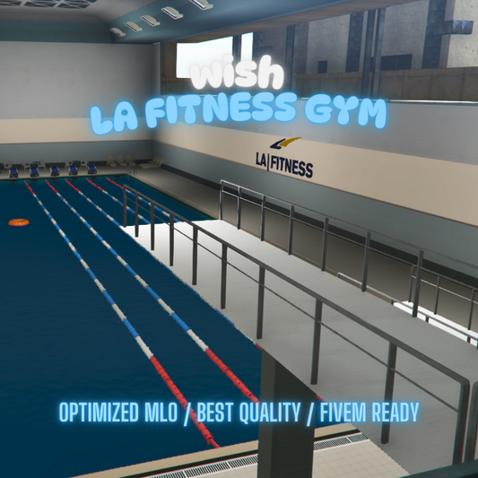 L.A Fitness Gym | MLO / MAP | Fivem GTAV | Optimized | Drag and Drop Files | Best Quality |