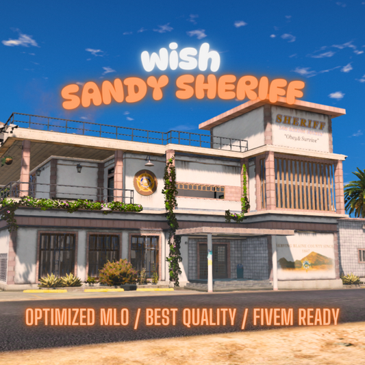 Sandy Sheriff | MLO / MAP | Fivem GTAV | Optimized | Drag and Drop Files | Best Quality |