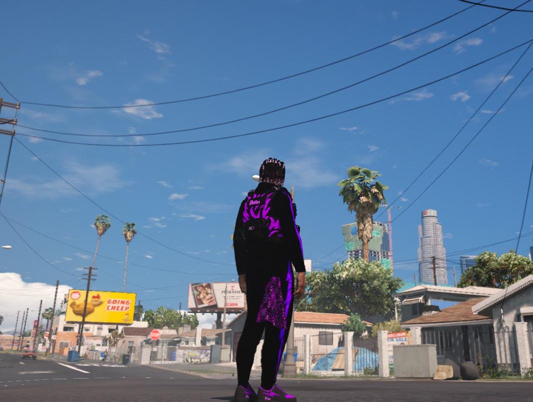 Ballas | CLOTHING PACK | FiveM GTAV | Ballas Gang Full Outfit | Optimized | Drag & Drop | Best Quality |