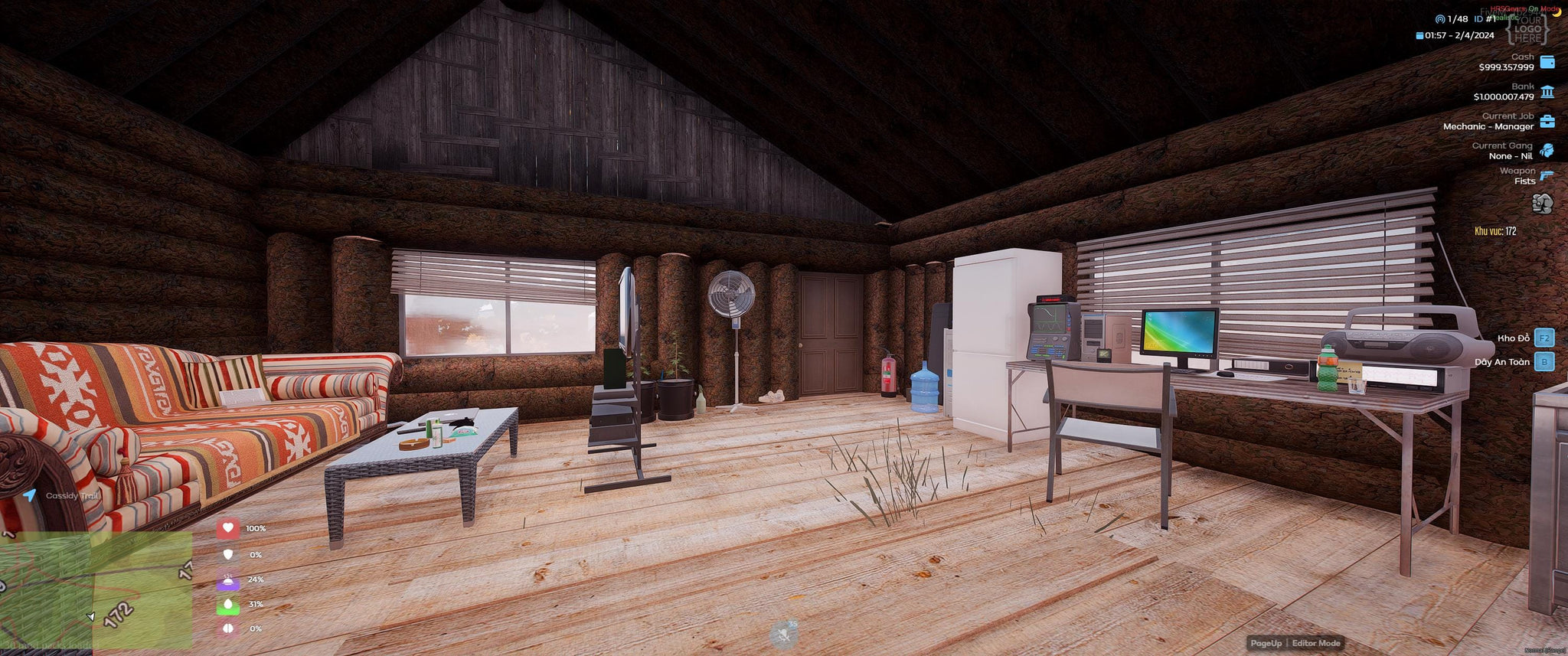 Forest Cabin | MLO / MAP | Fivem GTAV | Optimized | Drag and Drop Files | Best Quality |