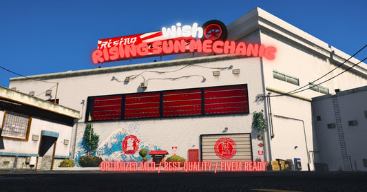 Rising Sun Mechanic | Fivem GTAV | Optimized | Drag and Drop Files | Best Quality |