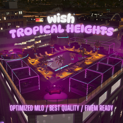 Tropical Heights | MLO / MAP | Fivem GTAV | Optimized | Drag and Drop Files | Best Quality |