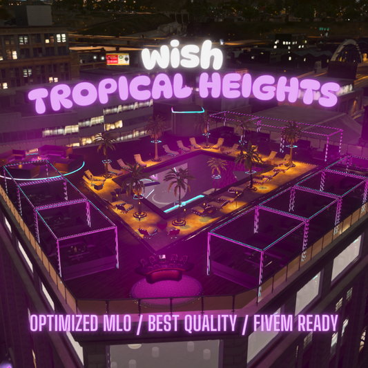 Tropical Heights | MLO / MAP | Fivem GTAV | Optimized | Drag and Drop Files | Best Quality |