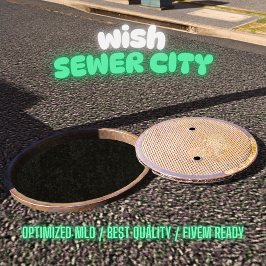 Sewer City | MLO / MAP | Fivem GTAV | Optimized | Drag and Drop Files | Best Quality |