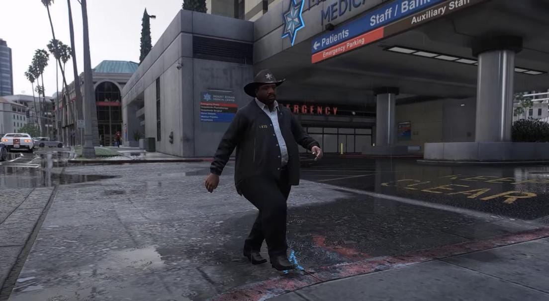 Roscoe Fat Police | PED | Fivem GTAV | Optimized | Drag and Drop Files | Best Quality |