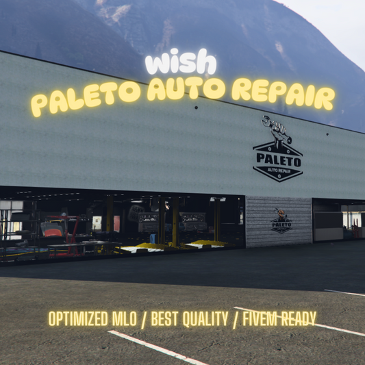 Paleto Auto-Repair | MLO / MAP | Fivem GTAV | Optimized | Drag and Drop Files | Best Quality |
