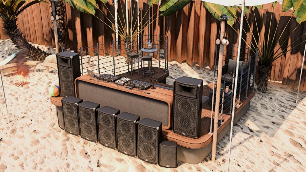 Tiki Bar Beach Club | MLO / MAP | Fivem GTAV | Optimized | Drag and Drop Files | Best Quality |