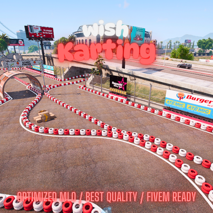 Karting | MLO / MAP | Fivem GTAV | Optimized | Drag and Drop Files | Best Quality |