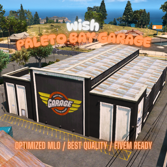 Paleto Bay Garage | MLO / MAP | Fivem GTAV | Optimized | Drag and Drop Files | Best Quality |