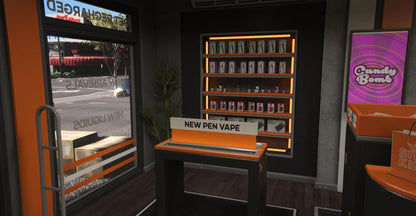 Smoking Vape Stores | Fivem GTAV | Optimized | Drag and Drop Files | Best Quality |