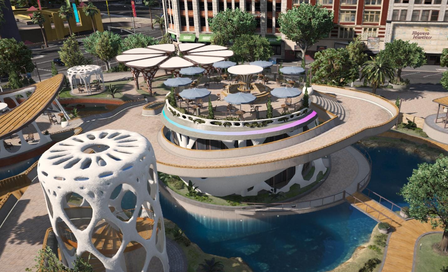 Mission Row Park | Fivem GTAV | Optimized | Drag and Drop Files | Best Quality |