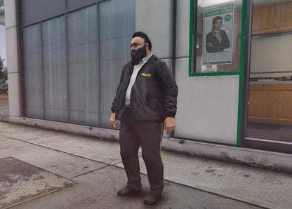 Bobby Police | PED | Fivem GTAV | Optimized | Drag and Drop Files | Best Quality |