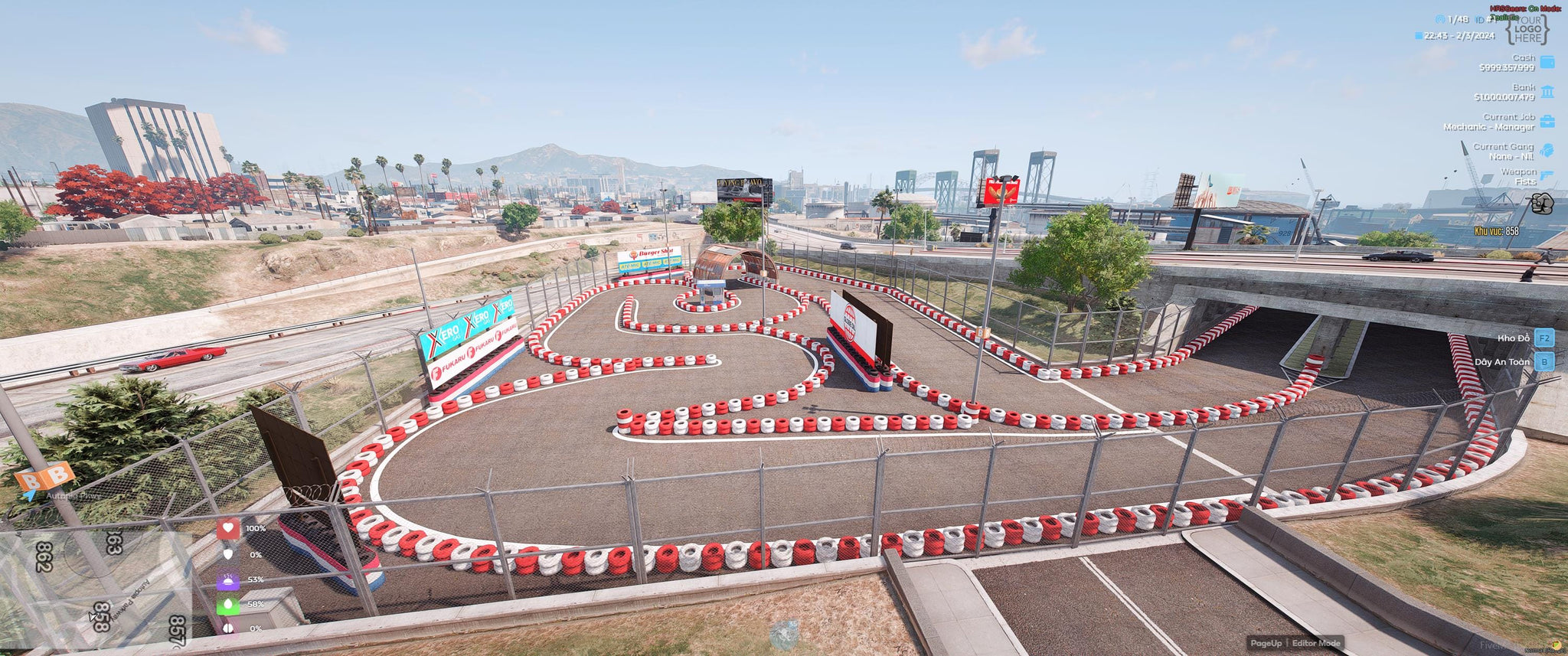 Karting | MLO / MAP | Fivem GTAV | Optimized | Drag and Drop Files | Best Quality |