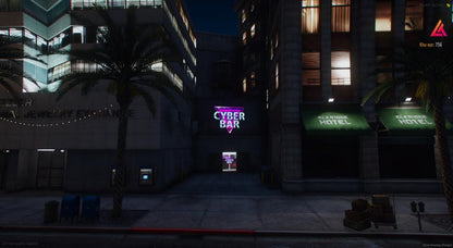 Cyber Bar | MLO / MAP | Fivem GTAV | Optimized | Drag and Drop Files | Best Quality |